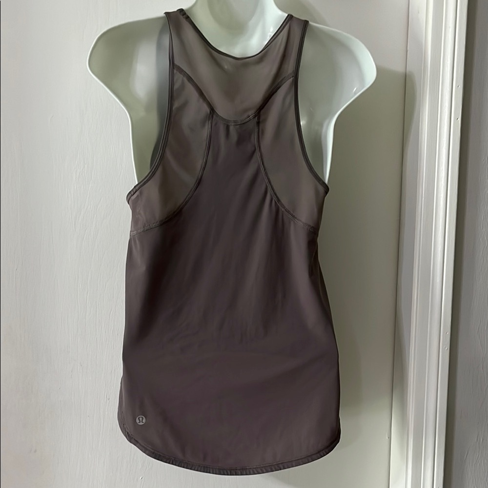 Lululemon Athletica Charcoal Racerback Tank Top